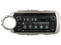 Toyota Yaris 2012 zwart passend navigatie autoradio systeem op basis van Windows